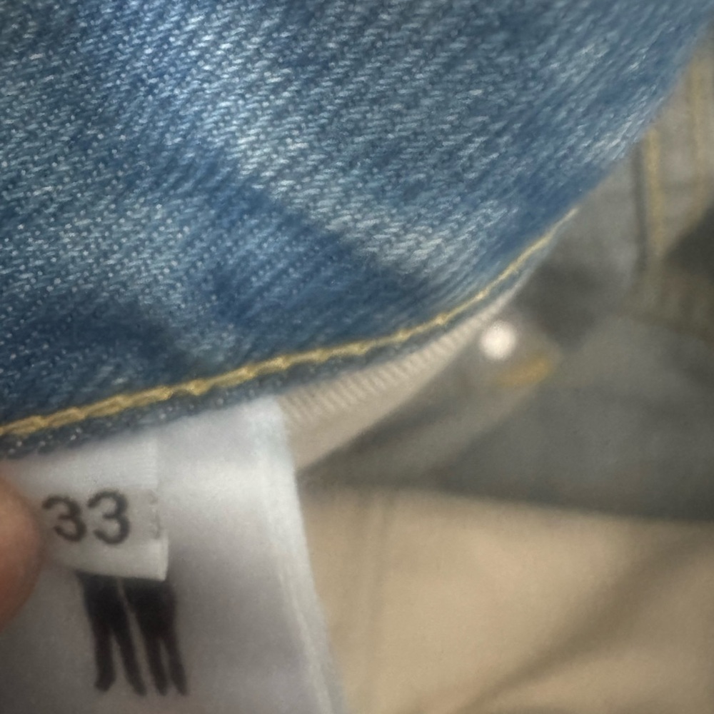 Paper denim jeans